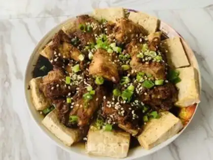Make Pyramid fragrance and tofu step 7