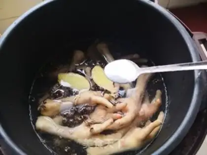 Make A delicious chicken foot freeze step 3