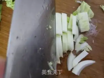 Make Big cabbage tofu step 2