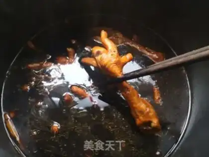 Make A delicious chicken foot freeze step 5