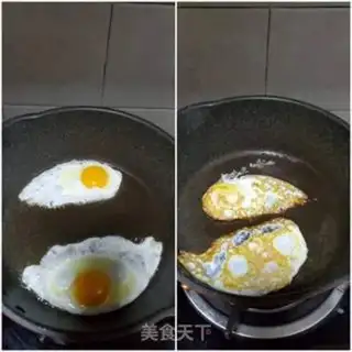 Make Egg radish soup step 1