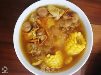 Make Autumn corn silver earworm weed soup step 5
