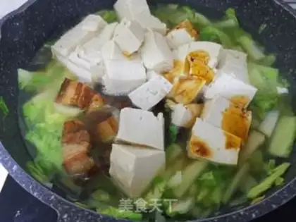 Make Big cabbage tofu step 10