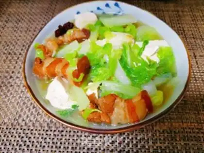 Make Big cabbage tofu step 12