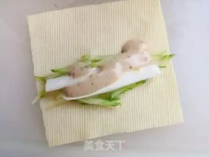 Make Tofu rolls step 4