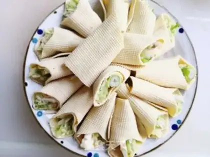 Make Tofu rolls step 6