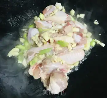 Make Onion fried chicken step 3