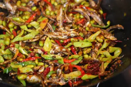 Make Spicy soybeans step 22