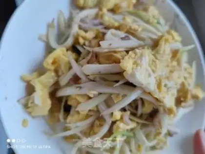 Make White silk fried eggs step 11