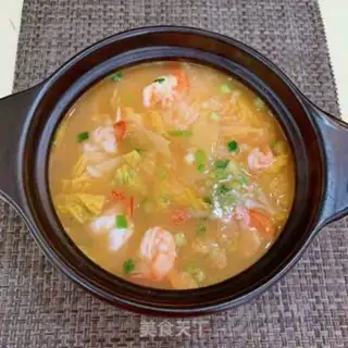 Make Shrimp congee step 14