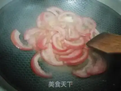 Make Tomato egg soup step 1