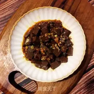 Make Garlic chicken blood step 10