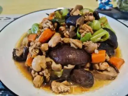 Make Homemade mushroom chicken step 10