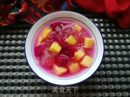 Make The silver spoon of the dragon mango step 6