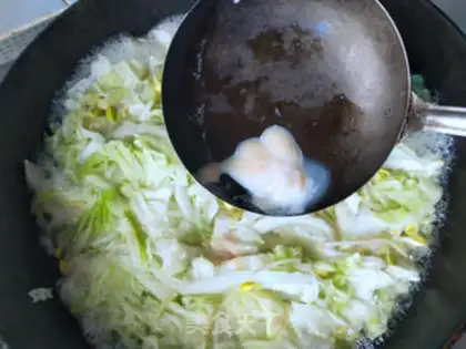 Make Soup with cabbage step 12
