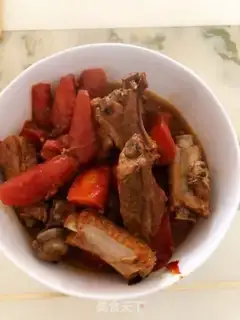 Make Carrot burn ribs step 3