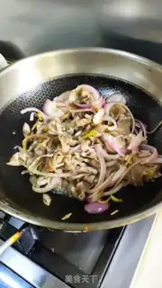 Make Japanese fat cow rice step 9