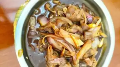 Make Japanese fat cow rice step 10