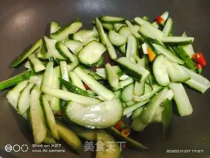 Make Beef cucumber step 2