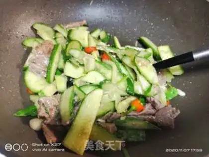 Make Beef cucumber step 3