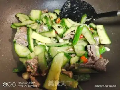 Make Beef cucumber step 5
