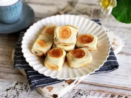 Make Red bean cake step 10