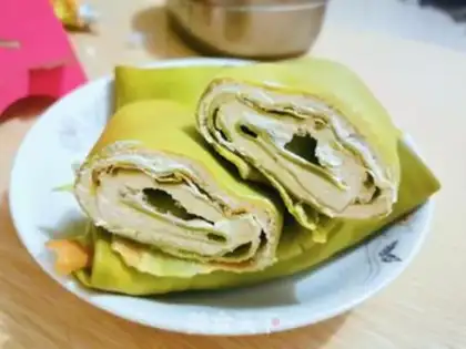 Make A tea towel roll step 15
