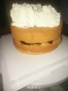 Make Net goldfish cake step 31