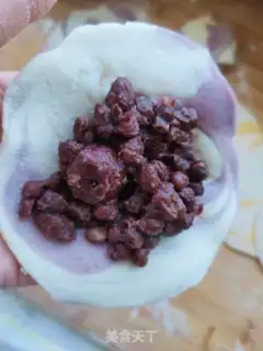 Make Colored red bean bag step 7