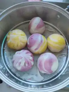 Make Colored red bean bag step 10