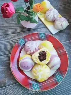 Make Colored red bean bag step 12