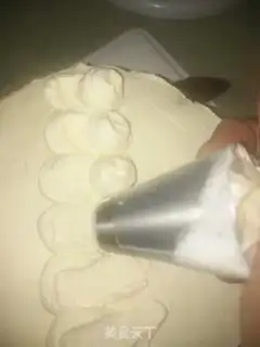 Make Net goldfish cake step 39