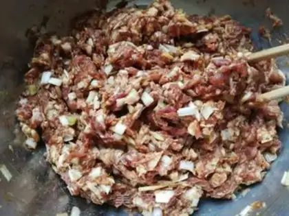 Make Pork dumplings step 4