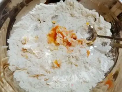 Make Red potato breadball step 1