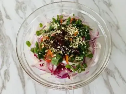 Make Pyramid onions step 2