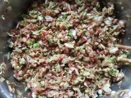 Make Pork dumplings step 7