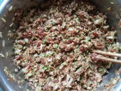 Make Pork dumplings step 8