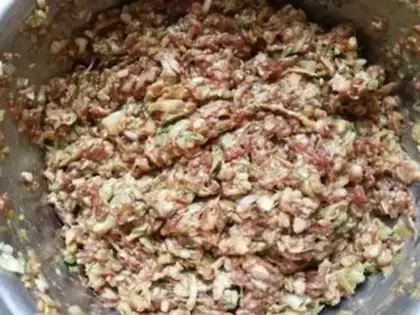 Make Pork dumplings step 9