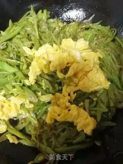 Make Soybeans, fried eggs step 4