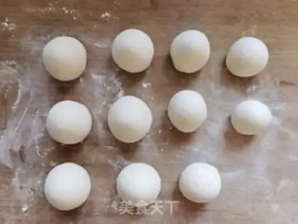 Make Handmade white-faced buns step 9