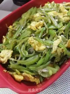 Make Soybeans, fried eggs step 6