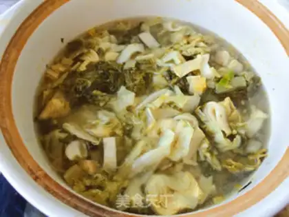 Make Sour sauce and white meat step 3