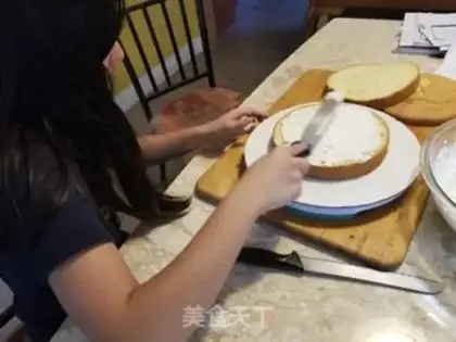 Make Birthday cake step 3