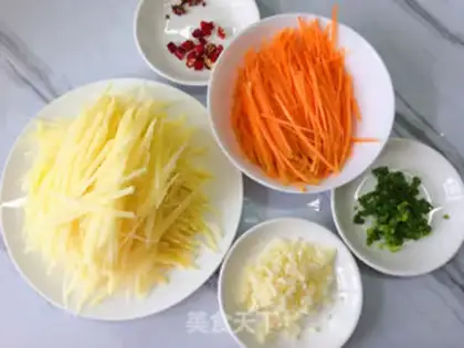 Make Frozen potatoes step 1