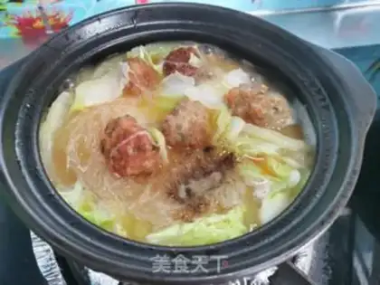Make Pumpkin meatball fan step 11