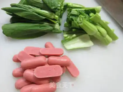 Make Fresh intestines and rice powder step 1