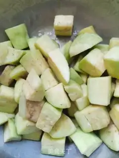 Make Sugar and eggplant step 2