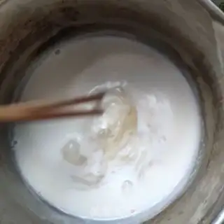Make Flamingo pudding sticks step 3