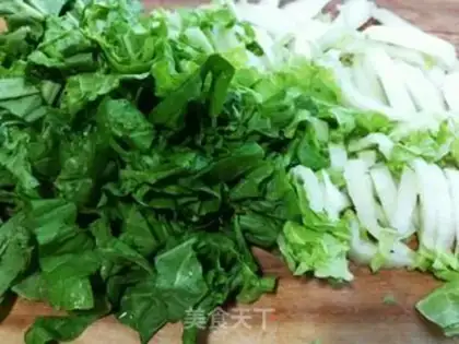 Make Red shrimp cabbage and tofu step 1