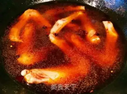 Make Spicy duck wings step 7